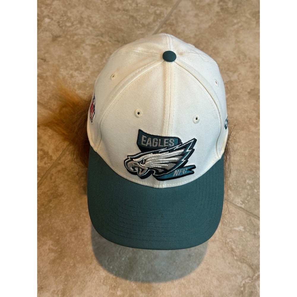 Philadelphia Eagles NFL Baseball Cap Hat Sz M/L Fitted CLEAN